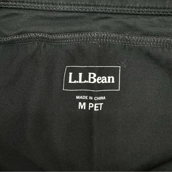 L.L.Bean Black Pull on Comfortable lightweight tencel skirt Sz Medium - Picture 3 of 5